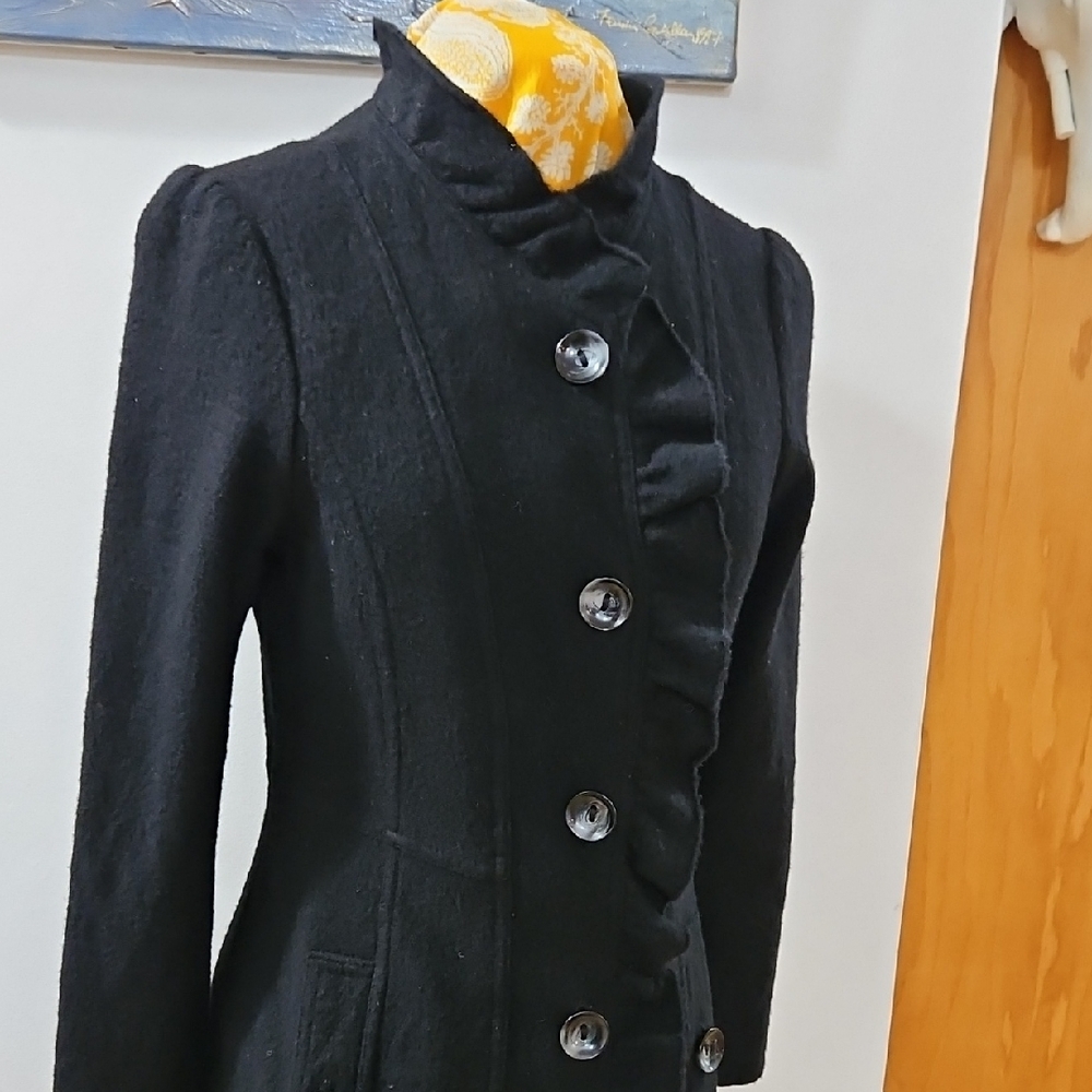 Alfani Boiled Merino Wool Coat S